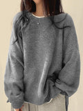 VIOLETTA™ - Cozy Long Sleeve Round Neck Knitwear Sweater