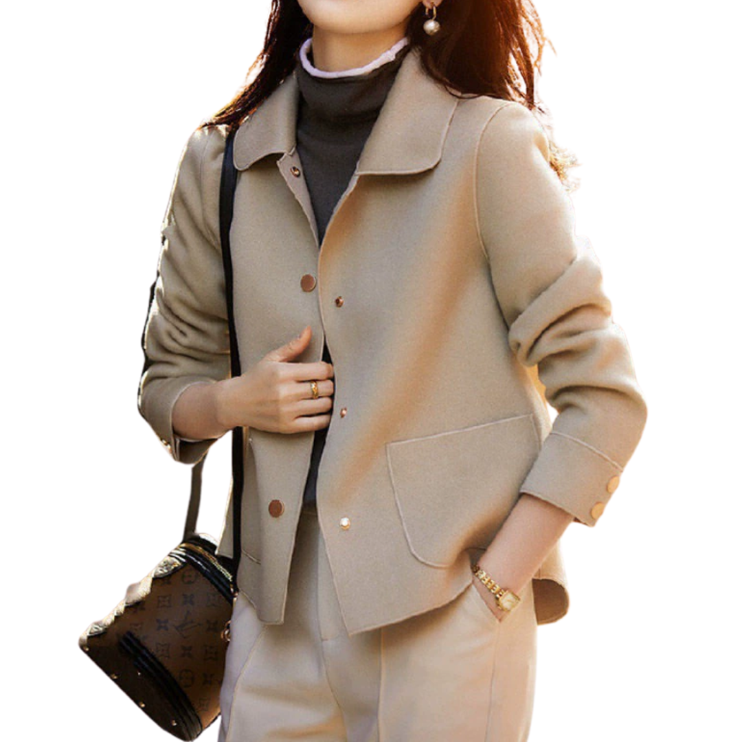DOROTHEA™ – Refined Double-Faced Wool Pea Coat