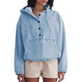 VIENA™ - Lightweight Pullover Jacket with Front Buttons and Hood