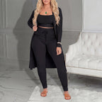 AMARIE™ - Cozy Three Piece Cardigan & Leggings Co-Ord Set