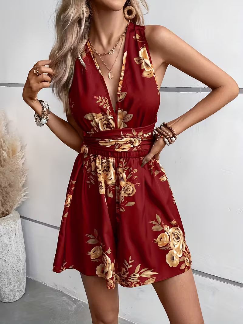 Jumpsuit Flowers