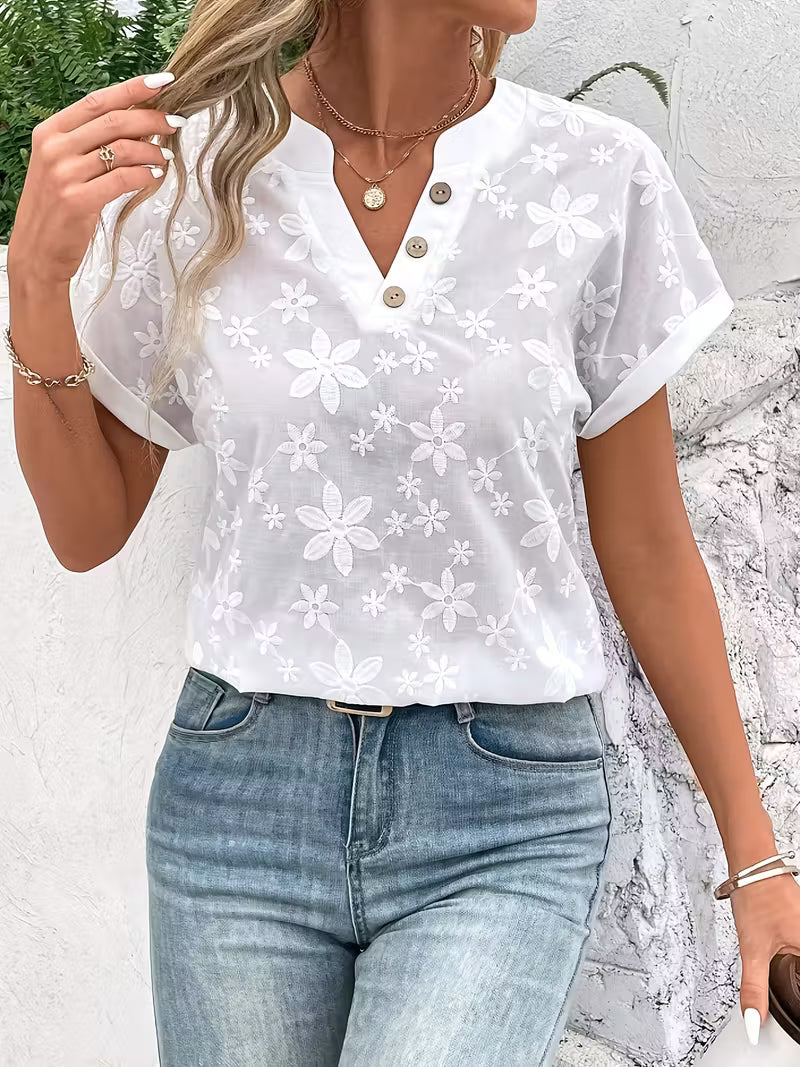 White Floran Top