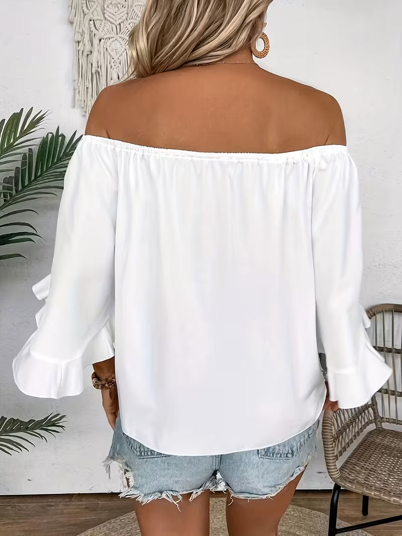 Top with open shoulders