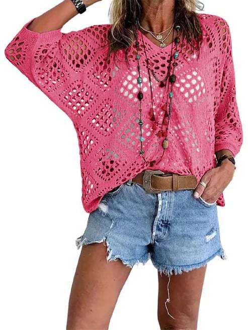 Short Sleeve Crochet