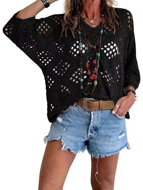 Short Sleeve Crochet